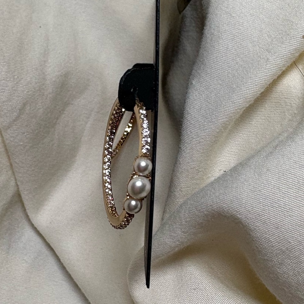 ✨ NWT Givenchy Hoop Earrings with CZ Accents